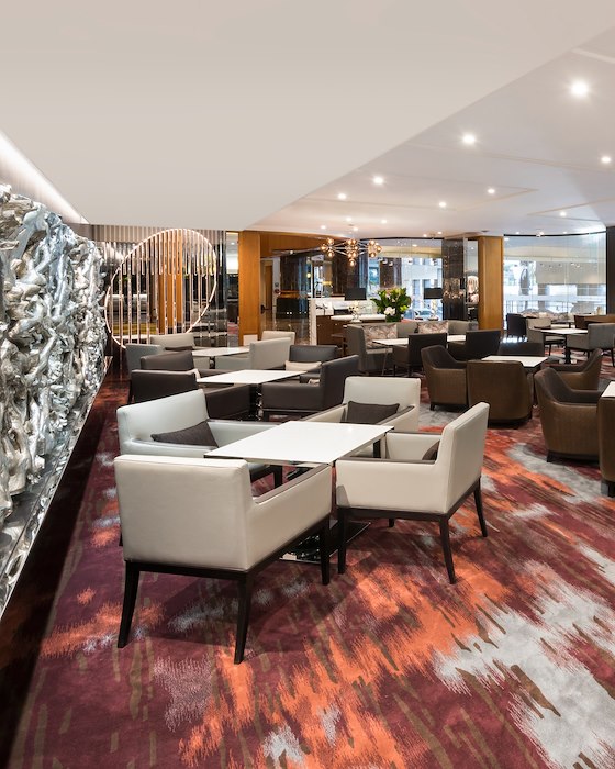 The Gallery dining room inside Sheraton Grand Sydney Hyde Park